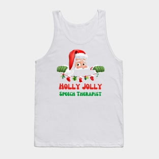 Christmas Speech Language Pathology, Speech therapy, speech path, slp, slpa Tank Top